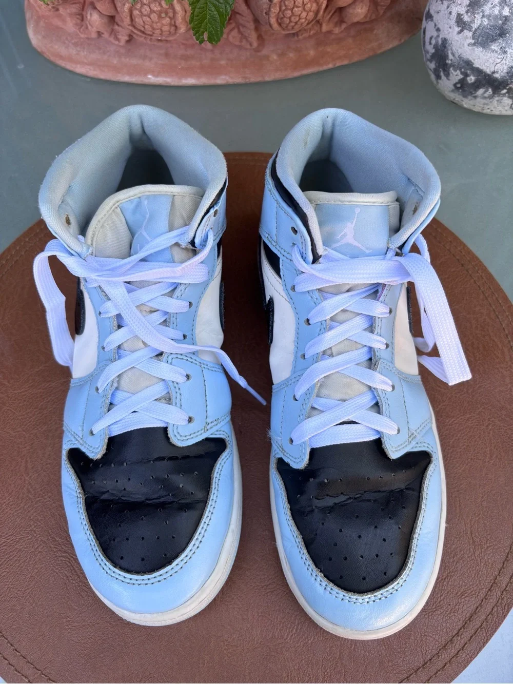 Nike Air Jordan Leather Sneakers Hi-Top